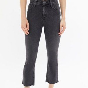 NWOT BDG Kick Flare High-Rise Cropped Jean - Black Size 33